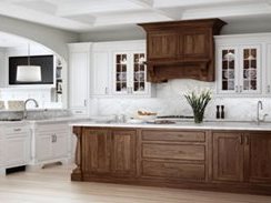 Kitchen with brown cabinets from Ace Home & Hardware in Marshall